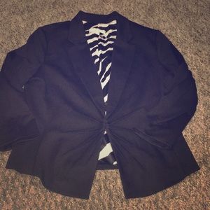 Knit 3/4 sleeve black NYCO blazer